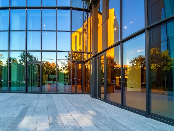 Commercial Transactions - photo of exterior of a building with window walls